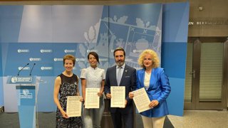 El acuerdo ha sido firmado  por el consejero y las diputadas forales de Turismo de los tres territorios históricos