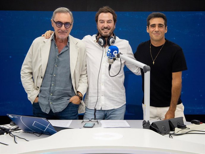 Archivo - Carlos Herrera, Jorge Bustos y Alberto Herrera
