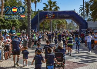 La Policía Nacional y cerca de 1500 corredores en  la III Ruta 091
