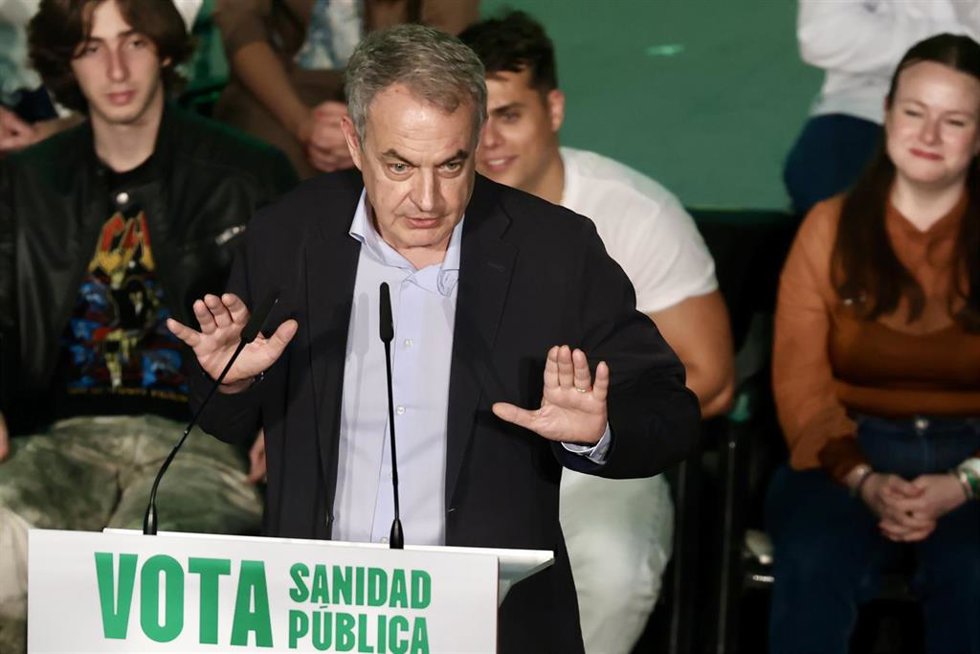 El expresidente del Gobierno José Luis Rodríguez Zapatero