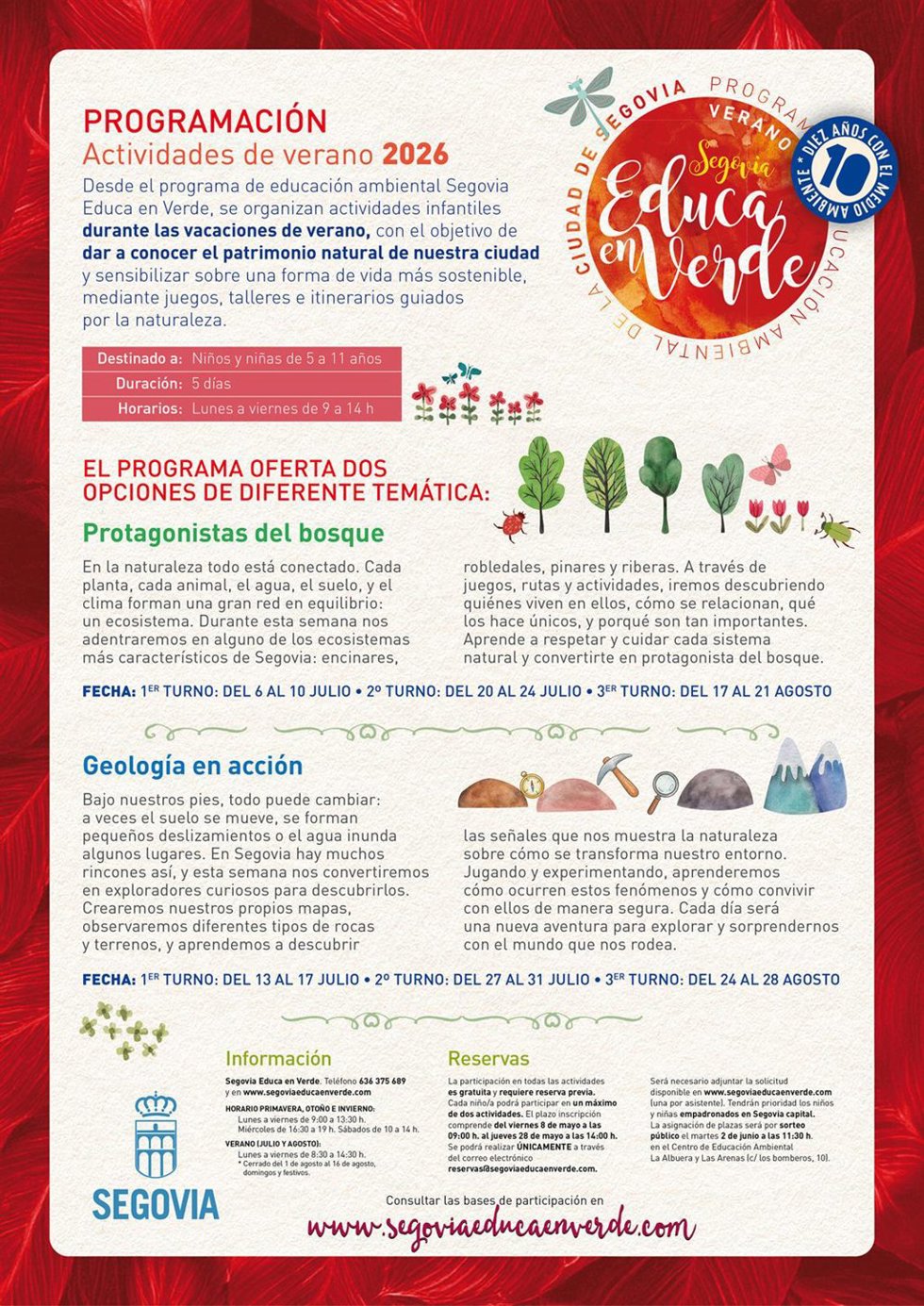 Cartel del programa.