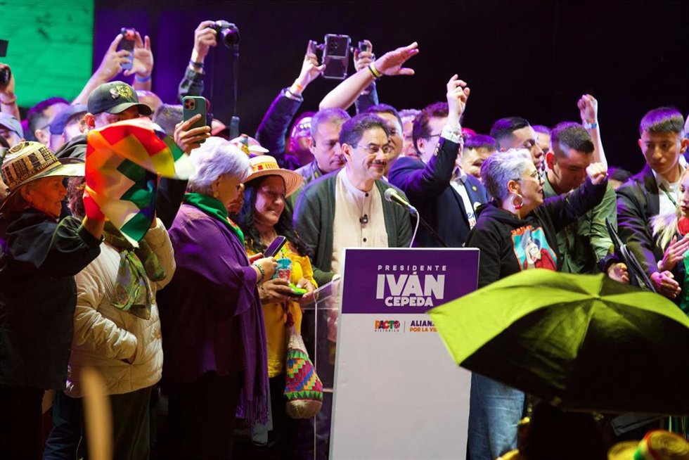 El canddiato a la Presidencia de Colombia, Iván Cepeda.