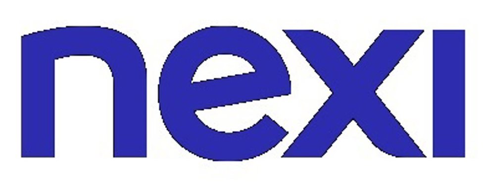 Logo de la compañía italiana de infraestructura y servicios de pago digitales Nexi.