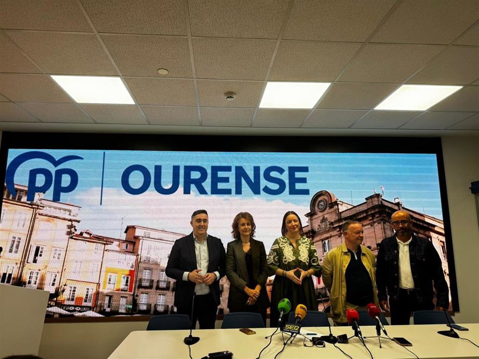 El Grupo Municipal del PP en Ourense ofrece una rueda de prensa para tratar asuntos de actualidad