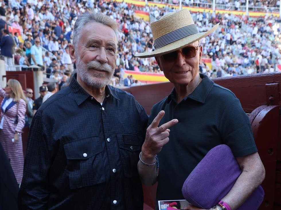 Marcos García Montes con José Ortega Cano en Las Ventas
