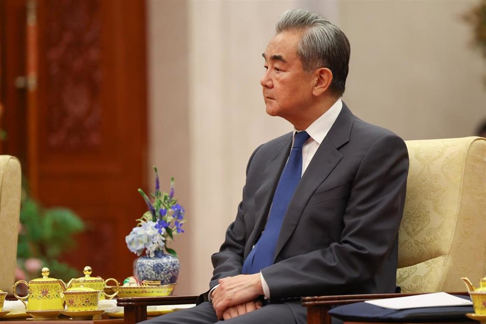 El ministro de Exteriores de China, Wang Yi, en el marco de la visita oficial del presidente ruso, Vladimir Putin, a Pekín.