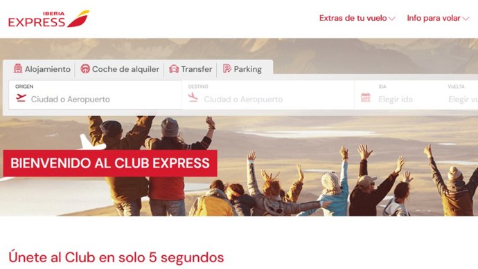 Iberia Express alcanza los 2,7 millones de clientes en Club Express y ofrece descuentos desde 29 euros para verano.