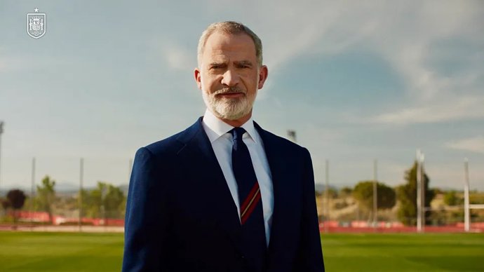 O rei Felipe VI protagoniza o vídeo da convocação da Espanha para a Copa do Mundo de 2026.