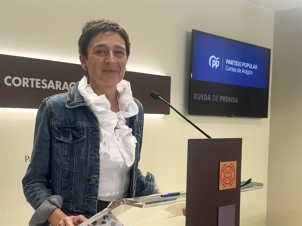 La portavoz del PP Aragón, Ana Marín.