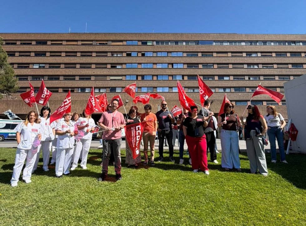 Jornada de huelga del personal técnico sanitario.