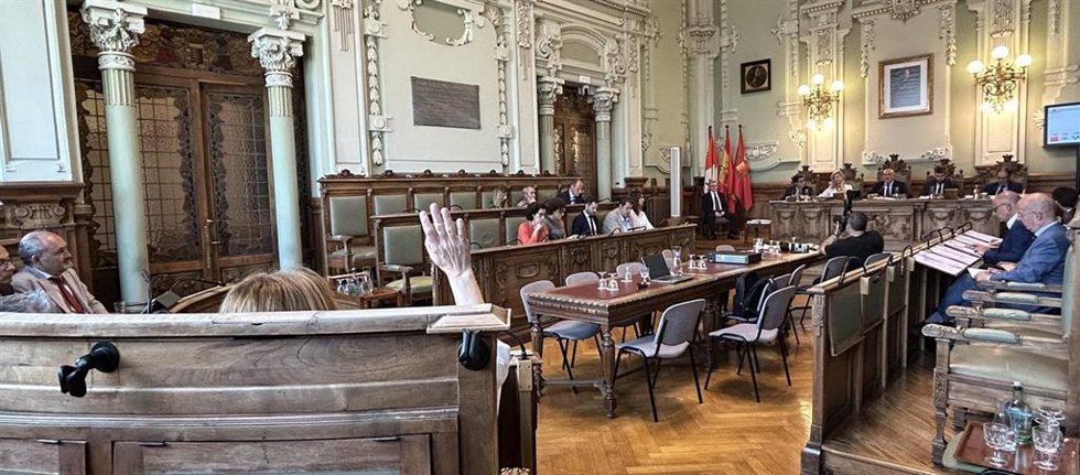Pleno del Ayuntamiento de Valladolid.