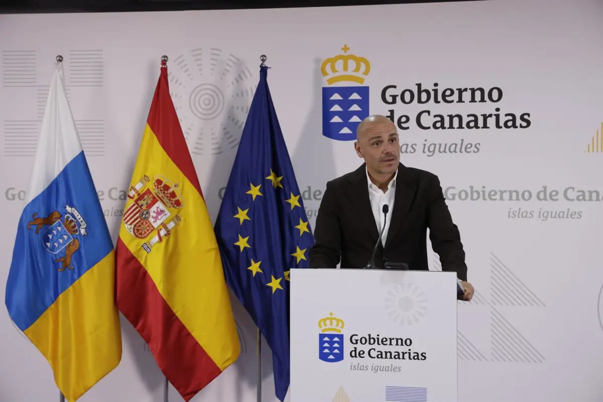 El portavoz del Gobierno de Canarias, Alfonso Cabello