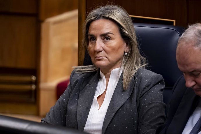 Archivo - La ministra de Educación, Formación Profesional y Deportes, Milagros Tolón, durante una sesión en la Congreso de los Diputados.