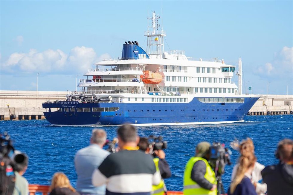 Imagen de archivo del crucero MV Hondius