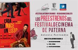 El Festival de Cine de Paterna llega a su preestreno 100 con Arantxa Echevarría y Susi Sánchez en 'Cada día nace un listo'