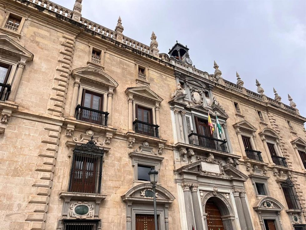 Archivo - Fachada de la sede del TSJA en Granada (Andalucía).