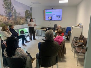 Una de las sesiones del taller sobre diabetes.