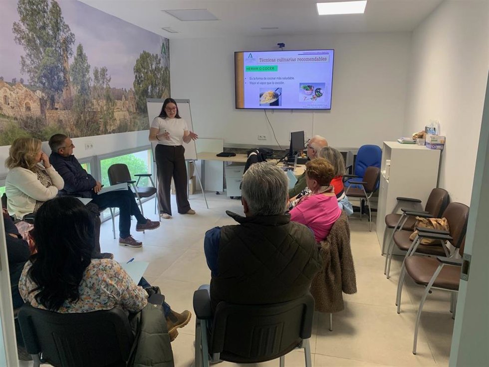 Una de las sesiones del taller sobre diabetes.
