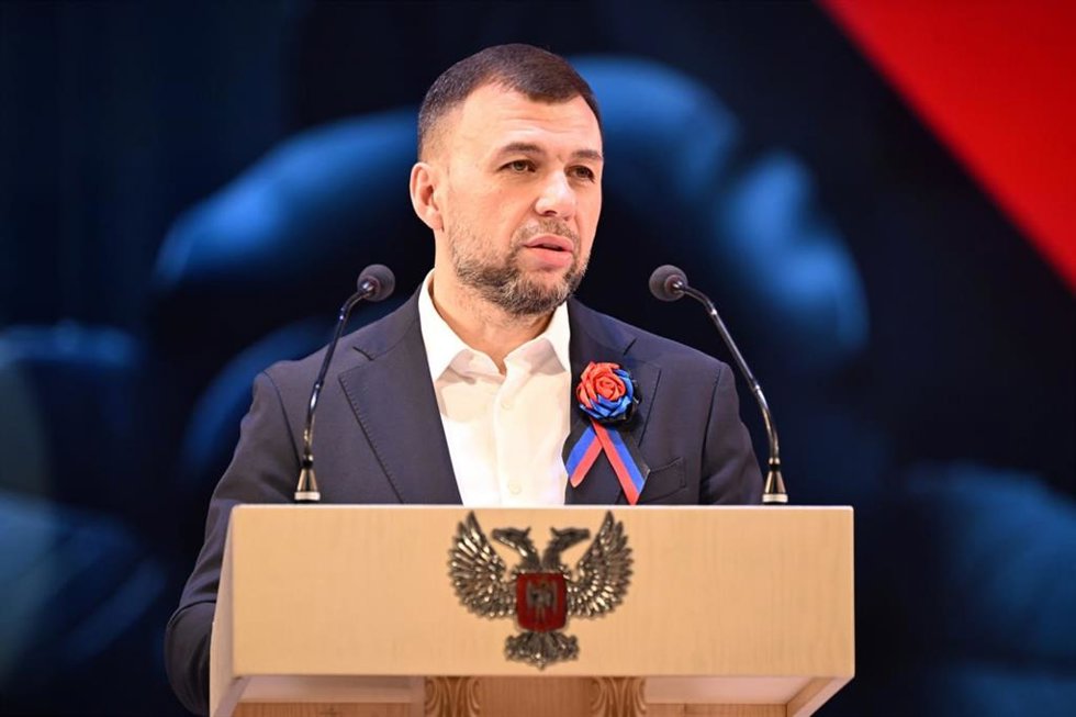 Archivo - El presidente de la República Popular de Donetsk, Denis Pushilin (archivo)