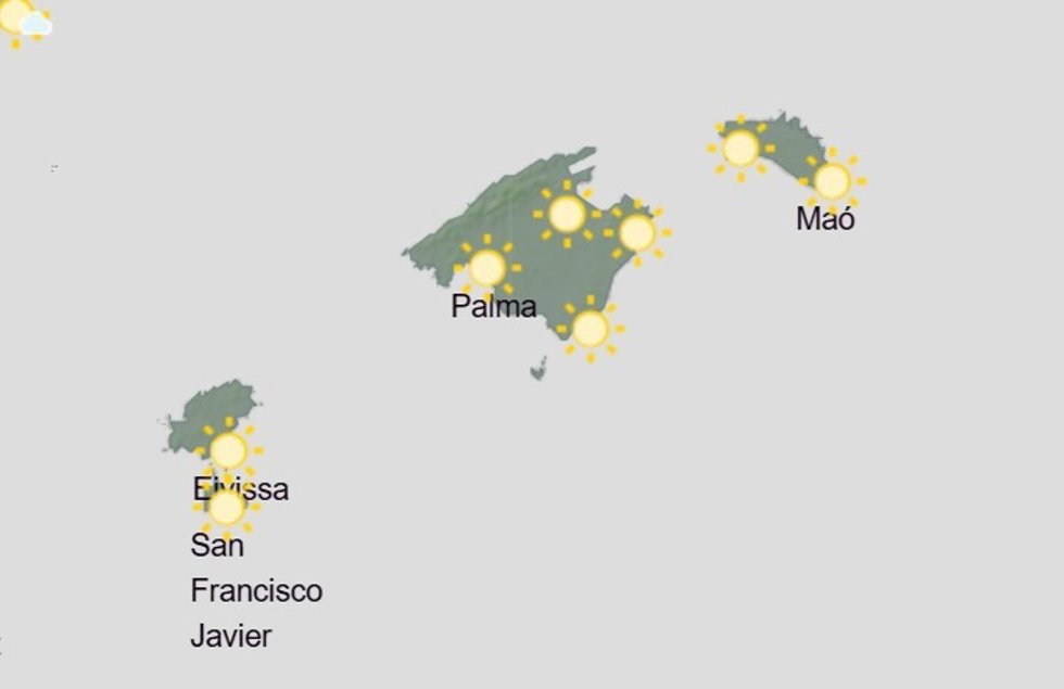 El tiempo hoy, martes 26 de mayo, en Baleares.