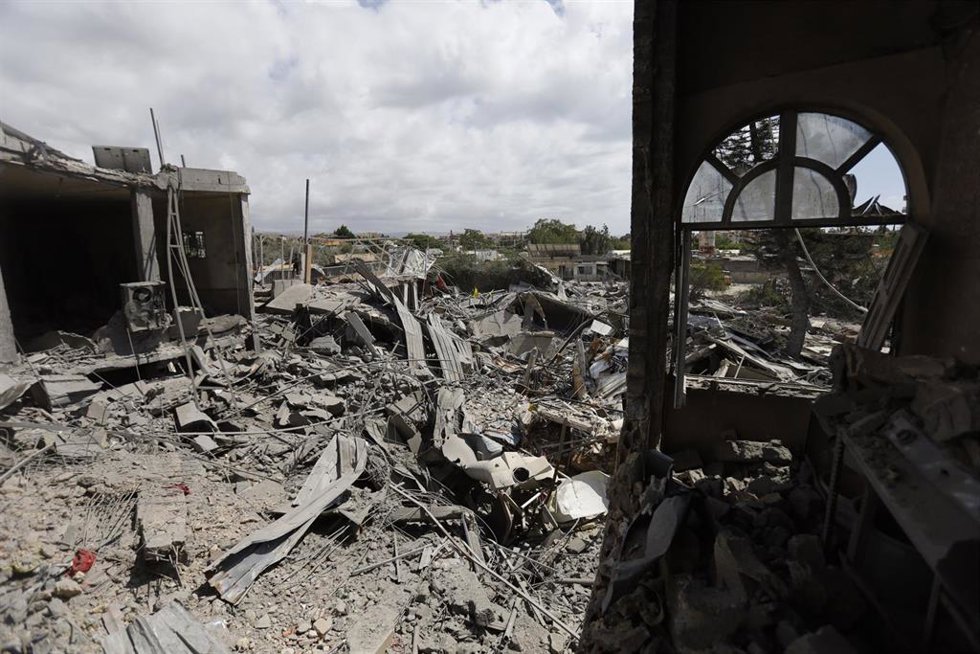 Destrucción de un centro de salud en la ciudad libanesa de Maashuq tras un bombardeo del Ejército de Israel contra el sur de Líbano en mayo de 2026 (archivo)