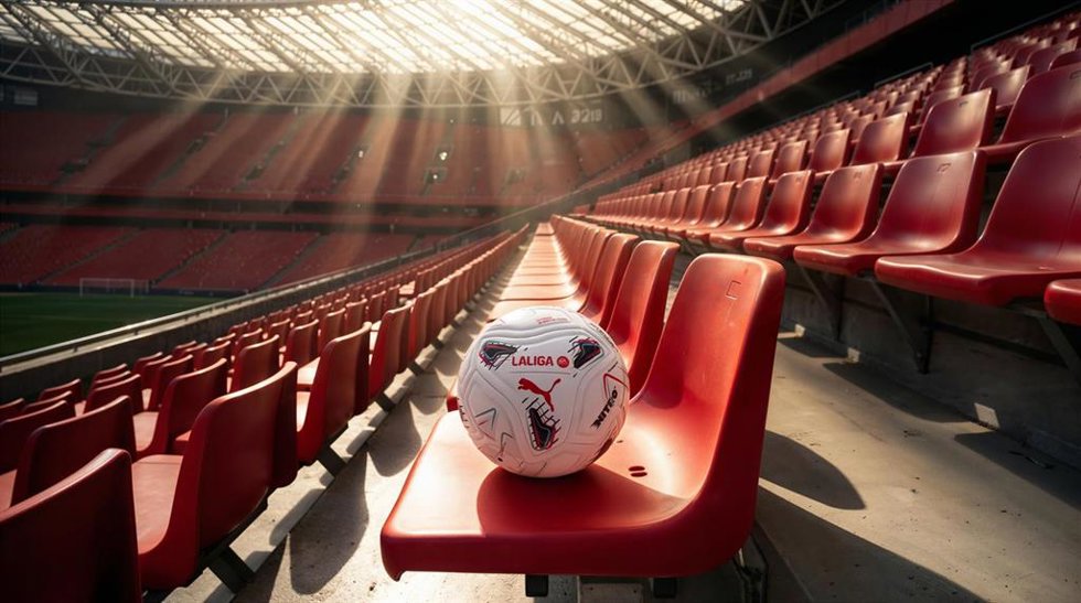 El balón STELLAR NITRO ULTIMATE, esférico oficial de LaLiga para la temporada 2026-27.