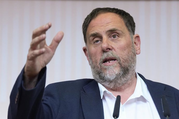 El líder d'ERC, Oriol Junqueras