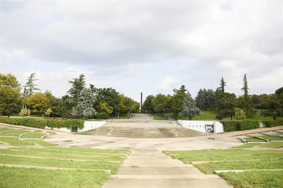 Archivo - Parque Enrique Tierno Galván, a 31 de agosto de 2024, en Madrid (España). El Ayuntamiento de Madrid está estudiando la posibilidad de instalar una noria en el parque Tierno Galván de Arganzuela, para lo que el pasado 26 de agosto licitó un estud