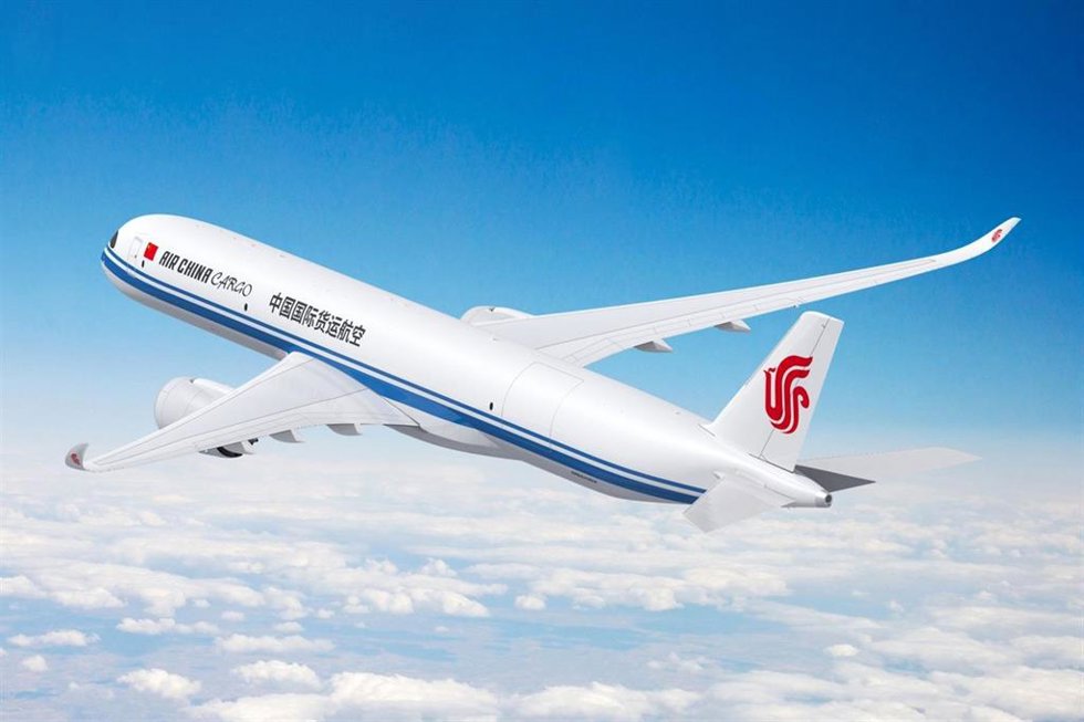 Air China amplía su pedido de aviones de carga Airbus A350F a 10 unidades.
