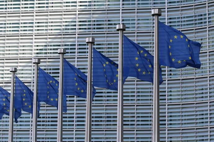 Archivo - Arquivo - Bandeiras da União Europeia.