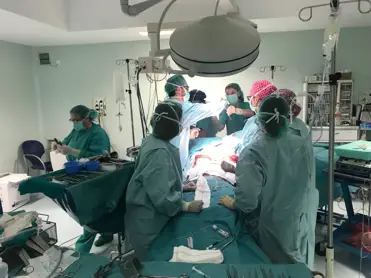 Equipo médico del Hospital de Antequera