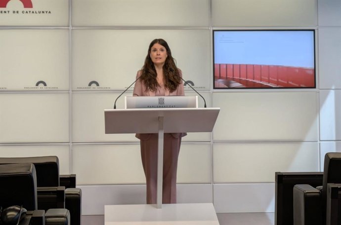 La presidenta de Junts al Parlament, Mònica Sales