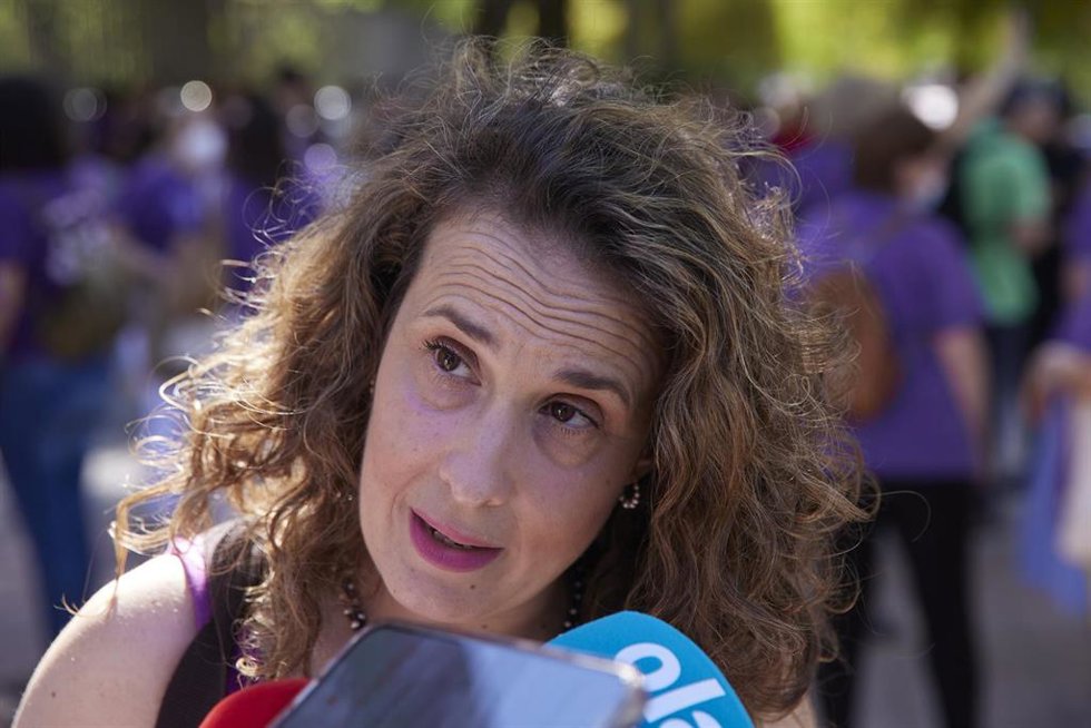 Archivo - La secretaria general de la Federación de Enseñanza de CCOO de Andalucia, Marina Vega.