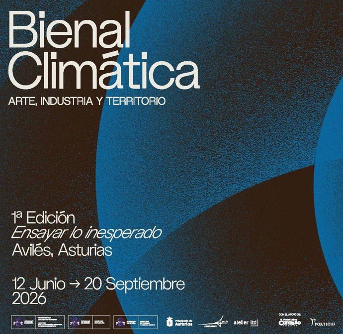 Cartel de la Bienal Climática de Avilés.