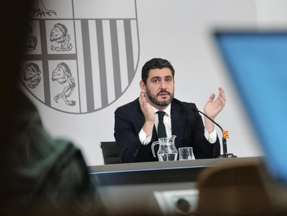 El vicepresidente primero del Gobierno de Aragón, Alejandro Nolasco.