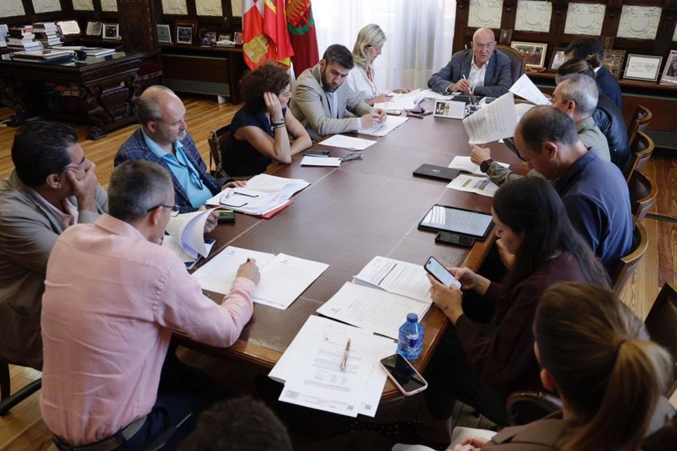 Reunión de la Junta de Gobierno del Ayuntamiento de Valladolid.