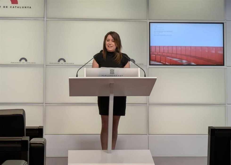 La diputada de la CUP en el Parlament Laure Vega