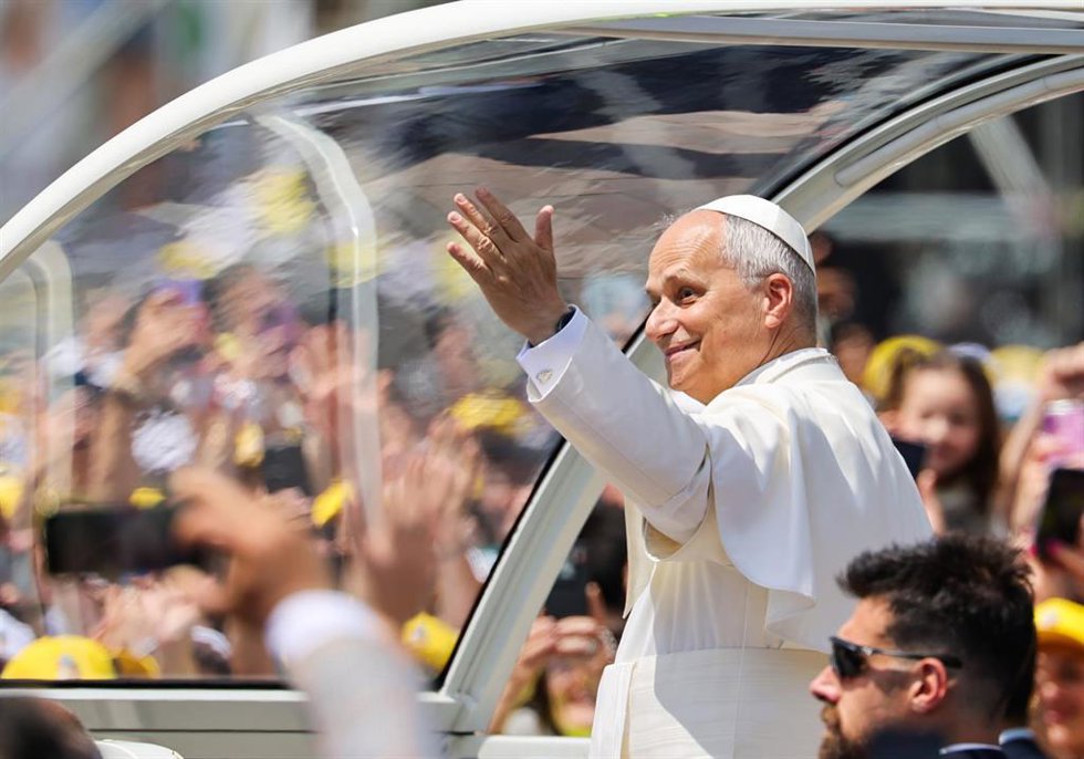 El Papa León XIV  