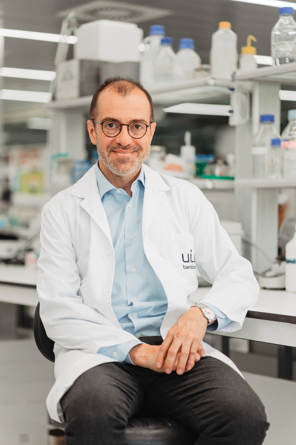Archivo - El catedrático de bioquímica y biología molecular de la Facultad de Medicina y Ciencias de la Salud e investigador del Departamento de Ciencias Biomédicas de UIC Barcelona, Dr. Josep Clotet.