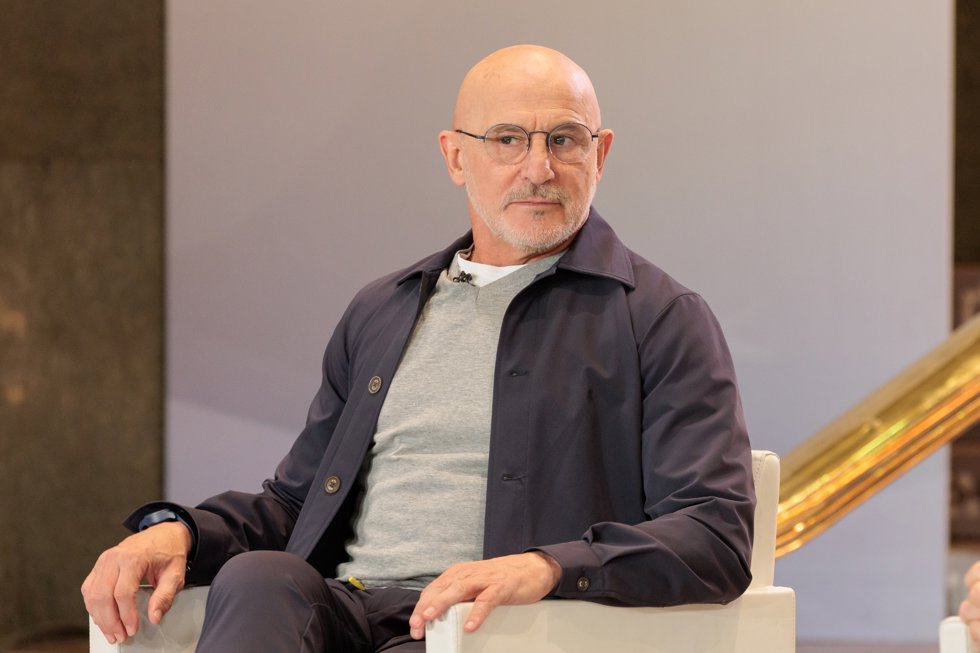 El seleccionador nacional de fútbol, Luis de la Fuente, en un evento de RTVE y EFE.