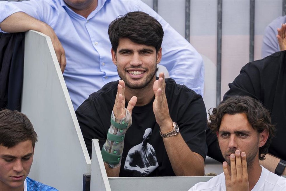 Carlos Alcaraz durante el Mutua Madrid Open 2026