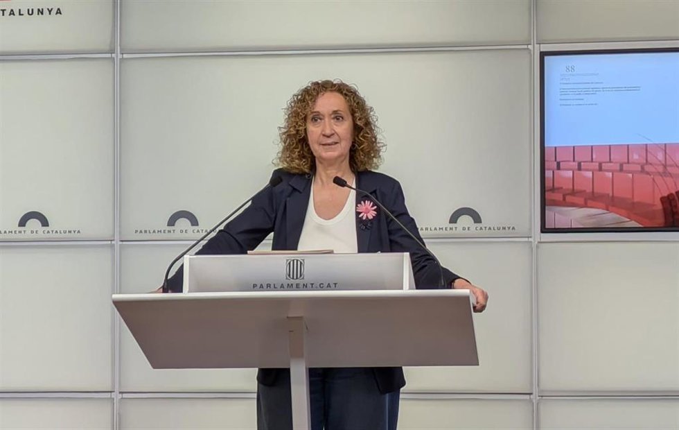 La portavoz de ERC en el Parlament, Ester Capella