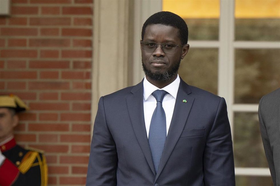 Archivo - El presidente de Senegal, Bassirou Diomaye Faye, durante una visita oficial a Madrie en marzo de 2026 (archivo)
