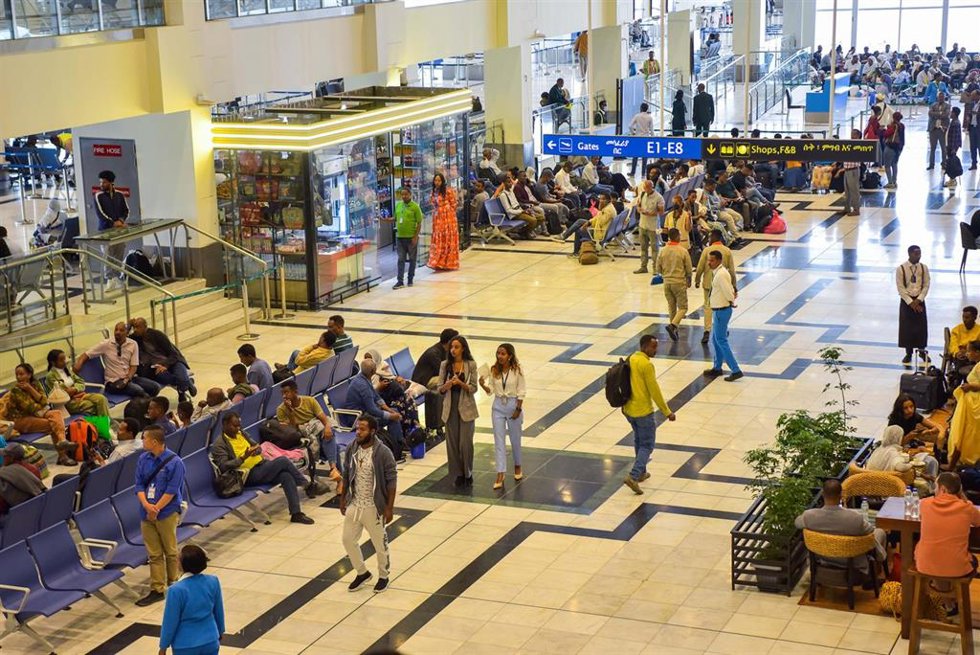 Archivo - Foto de archivo de la terminal del Aeropuerto Internacional Bole de la capital de Etiopía, Adís Abeba (archivo)