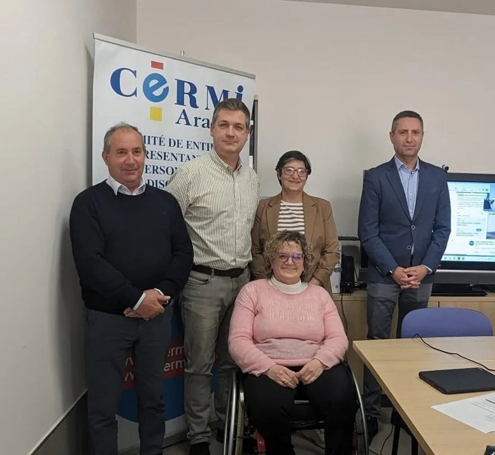 Directiva de CERMI Aragón.