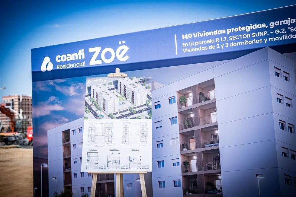 Iniciadas las obras de 140 viviendas protegidas en Distrito Z