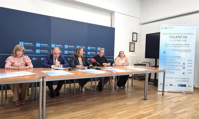 Presentación de la programación conjunta de Junta, Obispado, Ayuntamiento y Diputación para ccelebra la Semana de los Archivos.