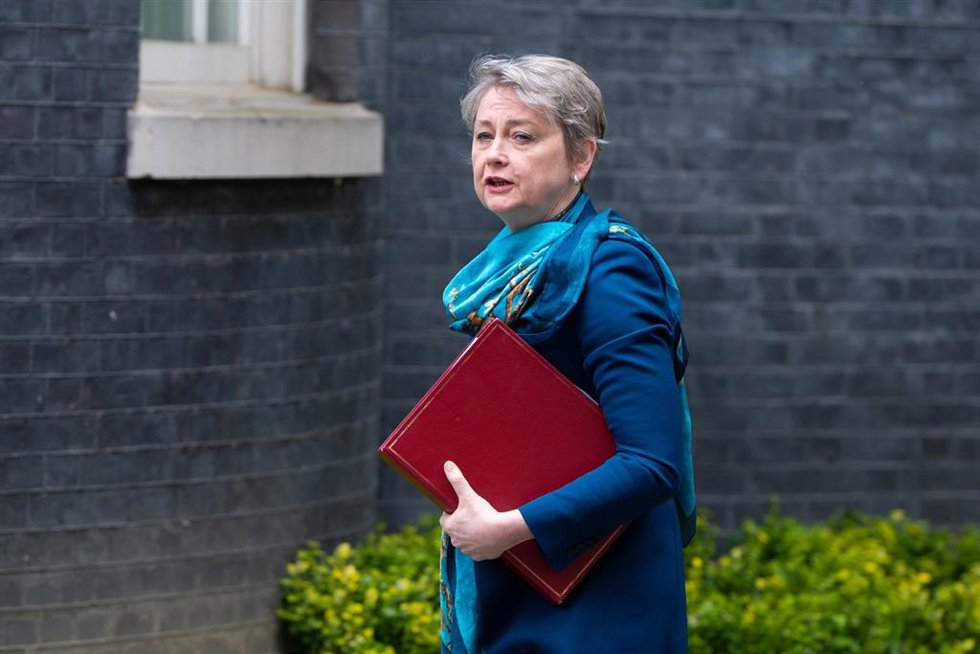 La ministra de Exteriores británica, Yvette Cooper