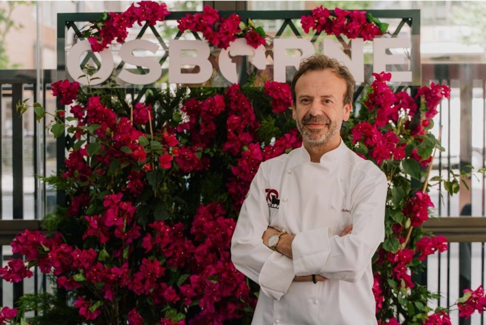 El chef Nacho Manzano en Saborea Osborne