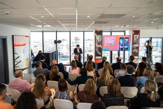 Alberto Durán durante la presentación del Plan Estratégico hasta 2032 del Comité Paralímpico Español